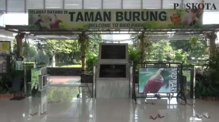 Wahana wisata Taman Burung TMII, Jakarta Timur, Minggu (19/9/2021) (cr02)