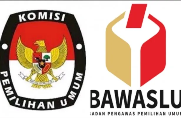 Ilustrasi KPU dan Bawaslu. (Foto: Diolah dari Google).