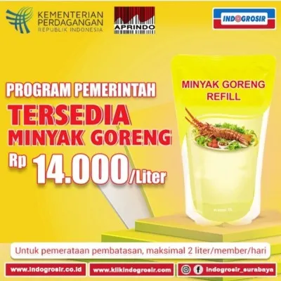 Minyak goreng murah (sumber : instagram.com/officialindogrosir)