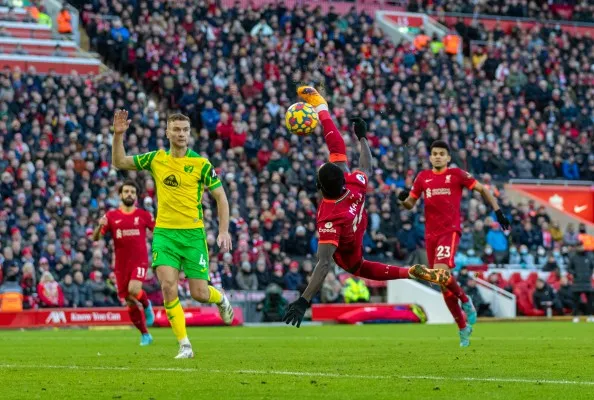 Liverpool vs Norwich City (foto: twitter LFC)