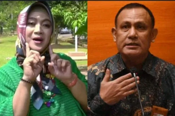 Firli Bahuri (kanan) dan istrinya, Ardina Safitri (kiri). (Foto: Diolah dari google).