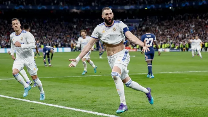 Karim Benzema, striker Real Madrid (foto: twitter/realmadrid)