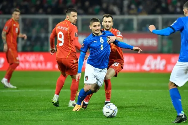 Laga Italia vs Makedonia Utara (foto: twitter/Azzurri)