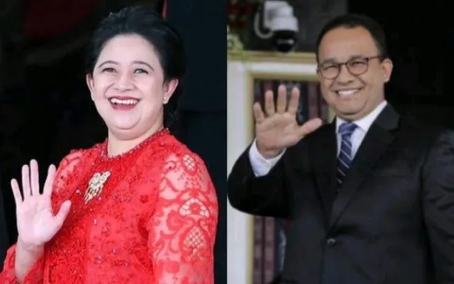 Kolase Puan Maharani dan Anies Baswedan. (Foto: Diolah dari Google).