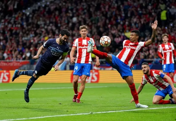 Laga Man City vs Atletico Madrid (foto: twitter/ ChampionsLeague)