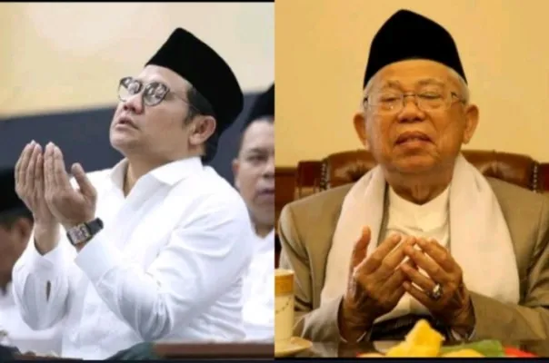 Kolase Cak Imin dan Wakil Presiden Ma'aruf Amin. (Foto: Diolah dari Google).