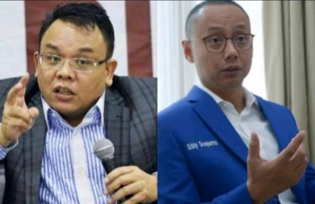 Kolase Ketua DPP PAN Saleh Partaonan Daulay dan Sekjen PAN Eddy Soeparno. (Foto: Diolah dari Google).