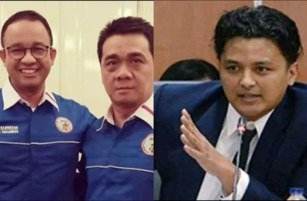 Kolase Anies Baswedan, Ahmad Riza Patria, dan politikus PSI Anggara Wicitra Sastroamidjojo. (Foto: Diolah dari Google).