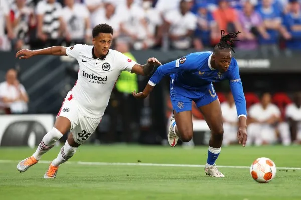 Laga Eintracht Frankfurt vs Rangers di final Liga Europa (foto/twitter EuropaLeague)