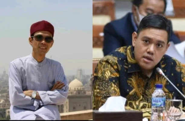 Kolase foto UAS dan Anggota Komisi I DPR RI, Dave Laksono. (Foto: Diolah dari Google).