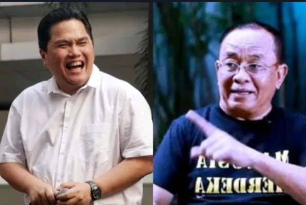 Kolase foto Menteri BUMN Erick Thohir dan Muhammad Said Didu. (Foto: Diolah dari Google).