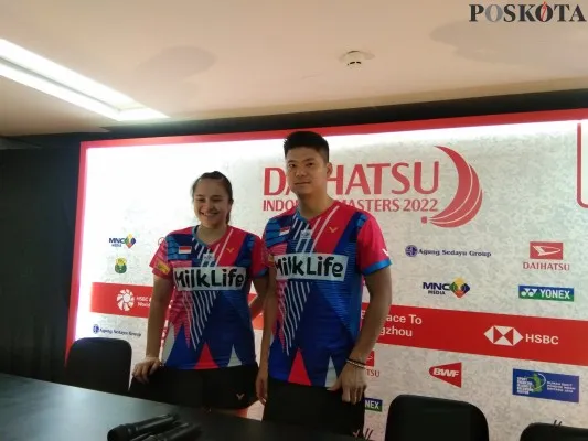 Praveen Jordan/Melati Daeva Oktavianti, pasangan ganda campuran Indonesia (foto/yoga)