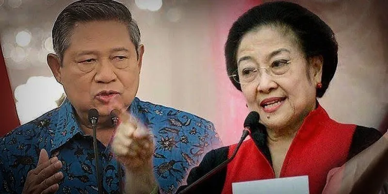 Ilustrasi foto SBY dan Megawati. (Foto: Diolah dari Google).