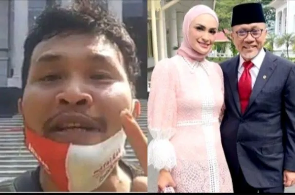 Kolase foto preman Batak Nicho Silalahi dan Zulhas beserta anak. (Foto: Diolah dari Google).