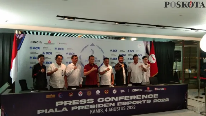 Jumpa pers Piala Presiden Esports (PPE) 2022 (foto/yoga)