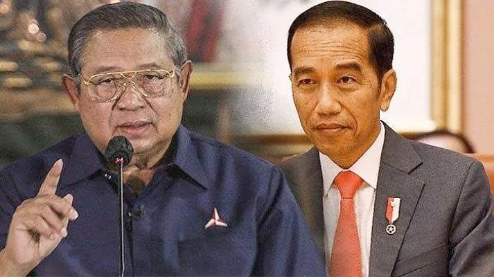 Kolase foto SBY dan Jokowi. (Foto: Ist).