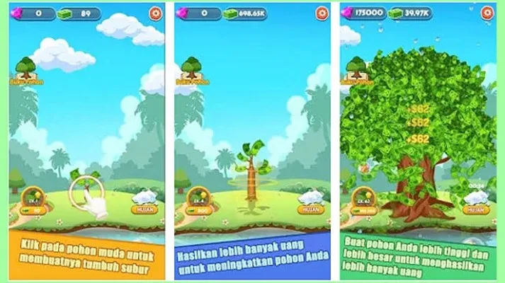 Buruan Main Aplikasi Penghasil Cuan Game Pohon, Auto Cair ke Saldo Dana, OVO, GoPay.