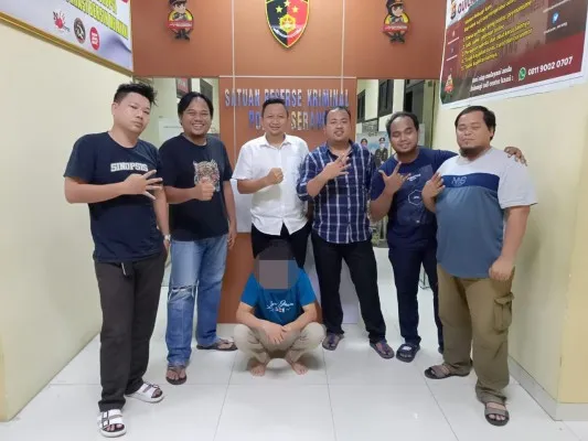 Foto: Polres Serang gulung pelaku pencabulan Siswi SMK lewat kenalan di Facebook. (Ist.)