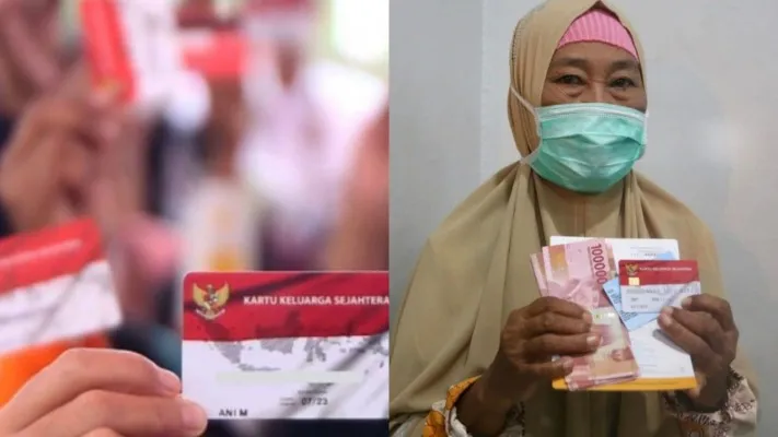 Cek NIK KTP Anda bila terdaftar sebagai penerima bansos BPNT akan teriam Rp200.000. (Kolase/Ist)