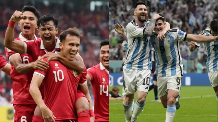 Tiket Timnas Indonesia vs Argentina habis terjual dalam 12 menit. (Kolase/Ist)