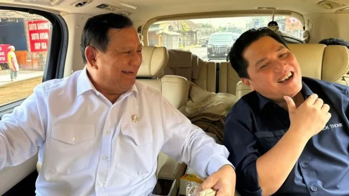 Prabowo-Erick dipasangkan dapat perluas segmentasi pemilih. (Instagram/@erickthohir)