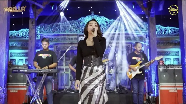 Lirik lagu Kisinan Difarina Indra Adella yang trending YouTube. (Foto: YouTube)