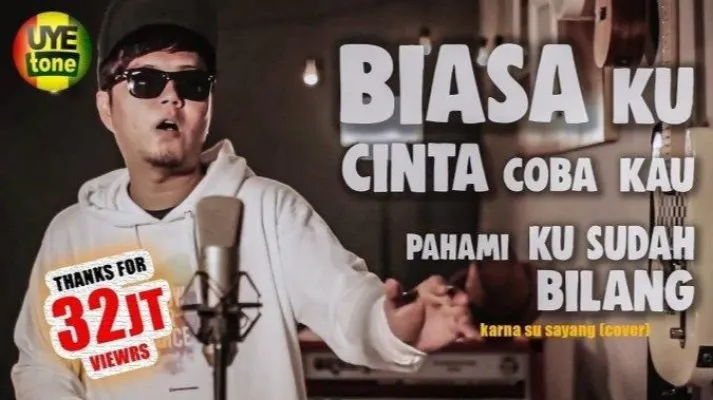 Lirik lagu Karna Su Sayang versi reggae NKA Nikisuka. (Foto: Capture)