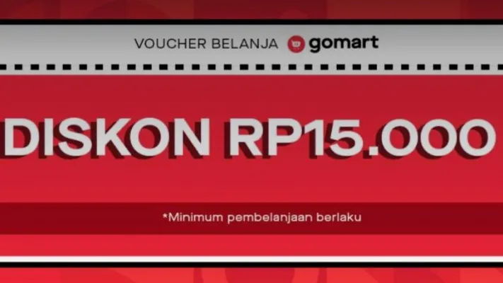 Promo Gojek hari ini 19 Oktober 2023 untuk GoMart. (Foto: Capture)