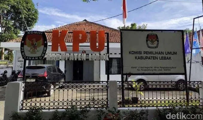 Caption: Kantor KPU Lebak. (ist)