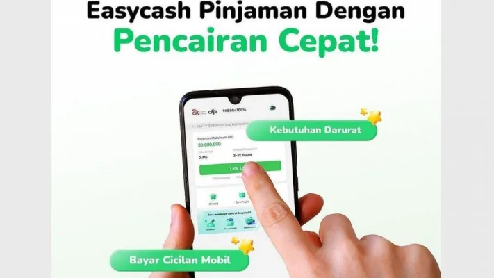 Ilustrasi aplikasi pinjol legal 2025 Easy Cash. (Sumber: Instagram/@easycash.ind)