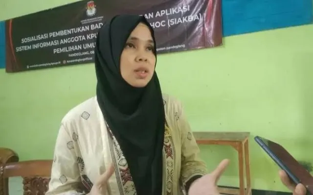 Ketua KPU Pandeglang, Nunung Nurazizah. (Ist)