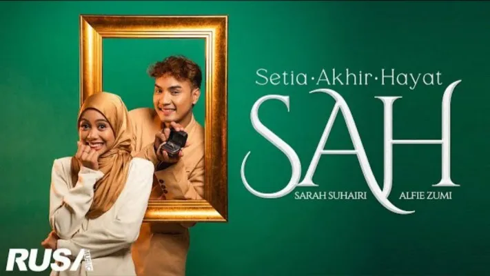 Lirik lagu SAH dari DJ Sarah Suhairi feat Alfie. (Foto: YouTube: Rusa Music)