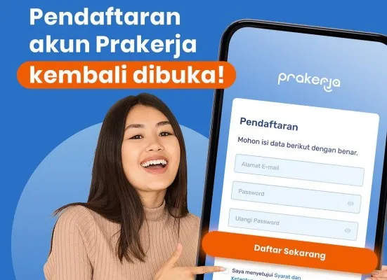 Daftarkan NIK dan KTP Pada Kartu Prakerja Gelombang 72, Simak Caranya Disini Agar Dapat Insentif Jadi Saldo DANA Gratis  (Instagram @prakerja.go.id)