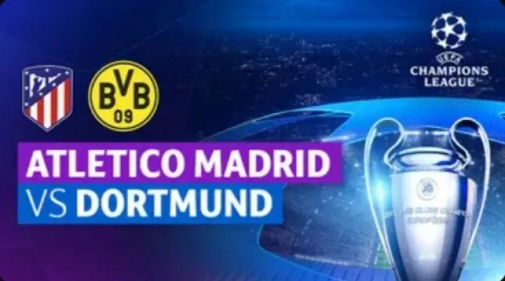 Liga Champion perempatfinal Leg1 Atletico Madrid vs Dortmund hari ini Kamis 11 April 2024 pukul 01.30 WIB.