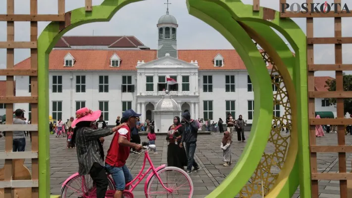Museum Fatahillah di kawasan Kota Tua. (Sumber: Poskota/Ahmad Tri Hawaari)