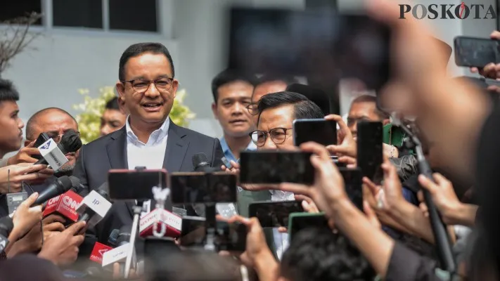 Anies Baswedan berpeluang diusung PDIP di Pilkada Jakarta 2024. (Poskota/Ahmad Tri Hawaari)