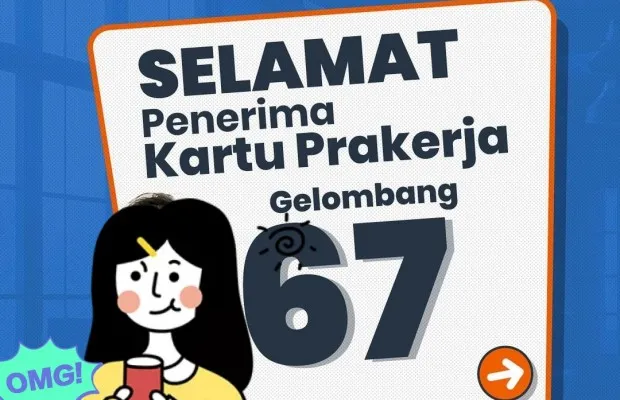 Saldo dana gratis Rp700.000 insentif Prakerja gelombang 67, cek pakai NIK KTP di link website ini. (Prakerja)