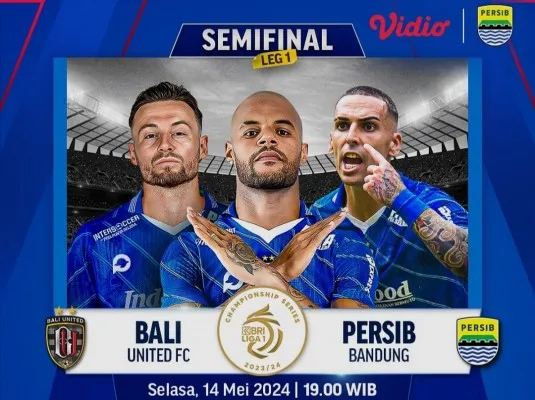 Semifinal leg pertama Championship series Liga 1 Bali United vs Persib Bandung kickoff 19.00 WIB (Persib)