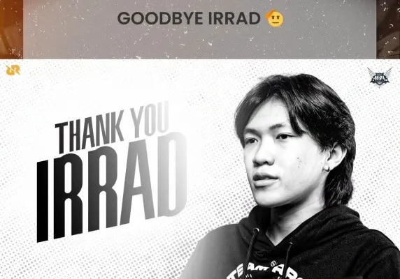 Player Jungler RRQ Hoshi Irrad akhirnya pergi tak lanjutkan untuk MPL S14. (Foto: RRQ)