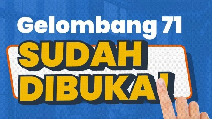 Link pendaftaran program Kartu Prakerja gelombang 71 hari ini. (Foto: tangkapan layar Instagram/@prakerja.go.id)