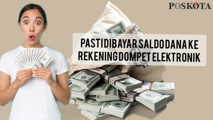 Ilustrasi dibayar uang dolar dari aplikasi penghasil uang. (Sumber: Pixabay/edited Poskota: Kamila Sayara)