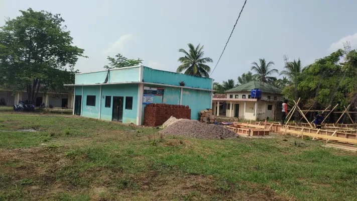 Rest area Panimbang tengah dilakukan penataan oleh Pemkab Pandeglang. (Poskota/Samsul Fatoni)