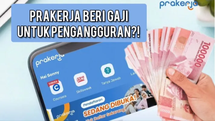 Informasi sebenarnya soal Kartu Prakerja yang memberikan gaji untuk pengangguran di Indonesia. (Poskota/Kamila Sayara Avicena)