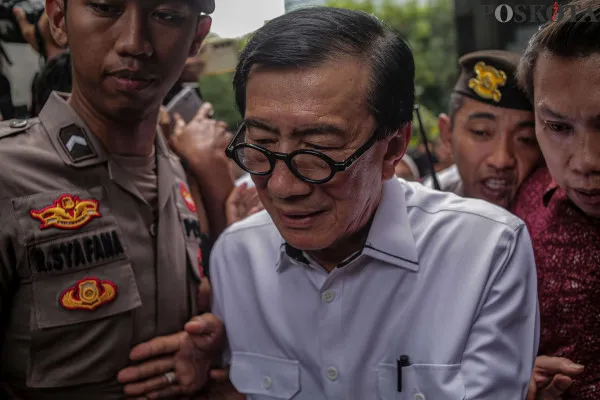 KPK Periksa Mantan Menkumham Yasonna Laoly soal Harun Masiku