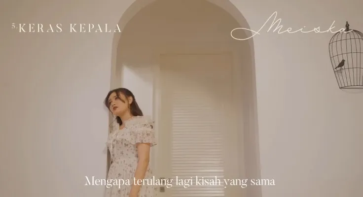 Lirik Lagu Keras Kepala Dari Meiska Yang Lagi Trending di YouTube Musik  (Youtube/Meiska)