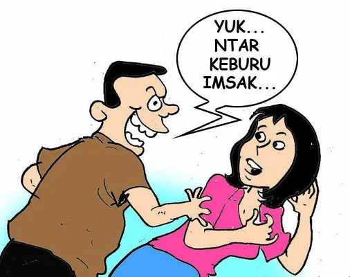 Ilustrasi Nah Ini Dia Mesum Menjelang Imsak Tiba Mandi Junub Memakai Air Got. (ucha)