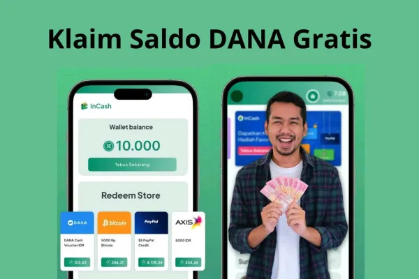 InCash, aplikasi penghasil uang yang dapat klaim saldo DANA gratis hingga Rp312.000. (Poskota/Audie Salsabila)