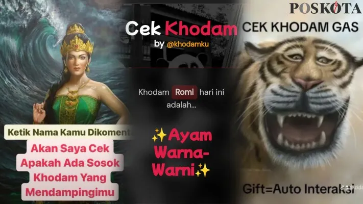 VIRAL Trend Cek Khodam Online Melalui TikTok, Begini Hukumnya Menurut MUI  (Poskota/Resi Siti Jubaedah)