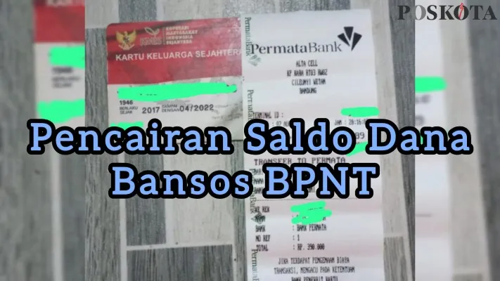 NIK dan Ktp terdaftar penerima Bansos BPNT Rp400.000 sudah cair, segera cek rekening KKS dan Kantor Pos  (Poskota/Resi Siti Jubaedah)