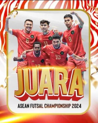 Timnas Futsal Indonesia raih gelar juara AFF Futsal 2024. (X/@erickthohir)